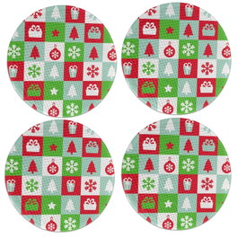 Hermia Manteles Individuales Multicolor Set de 4